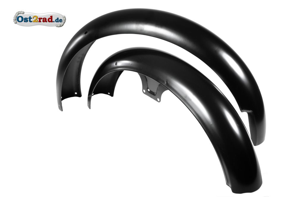 Set Kotflügel für Simson S50 S51 Schutzbleche Originalmaß, Schwarz-KTL grundiert Set Kotflügel für Simson S50 S51 Schutzbleche Originalmaß, Schwarz-KTL grundiert