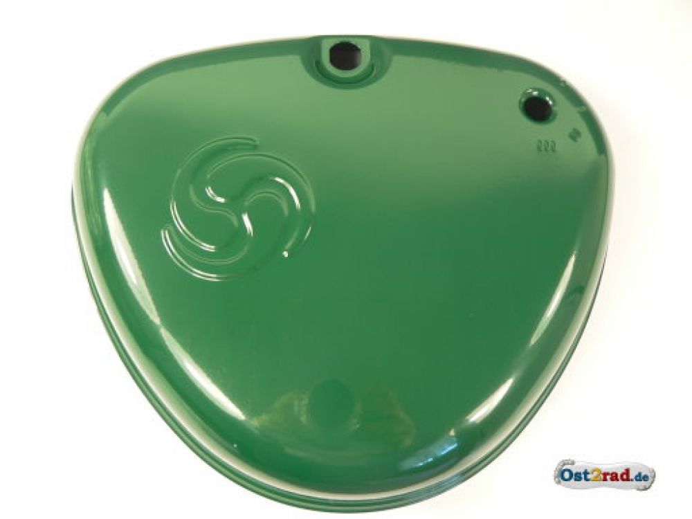 Seitendeckel mit Logo links SIMSON S50, S51 billiardgrün Seitendeckel mit Logo links SIMSON S50, S51 billiardgrün