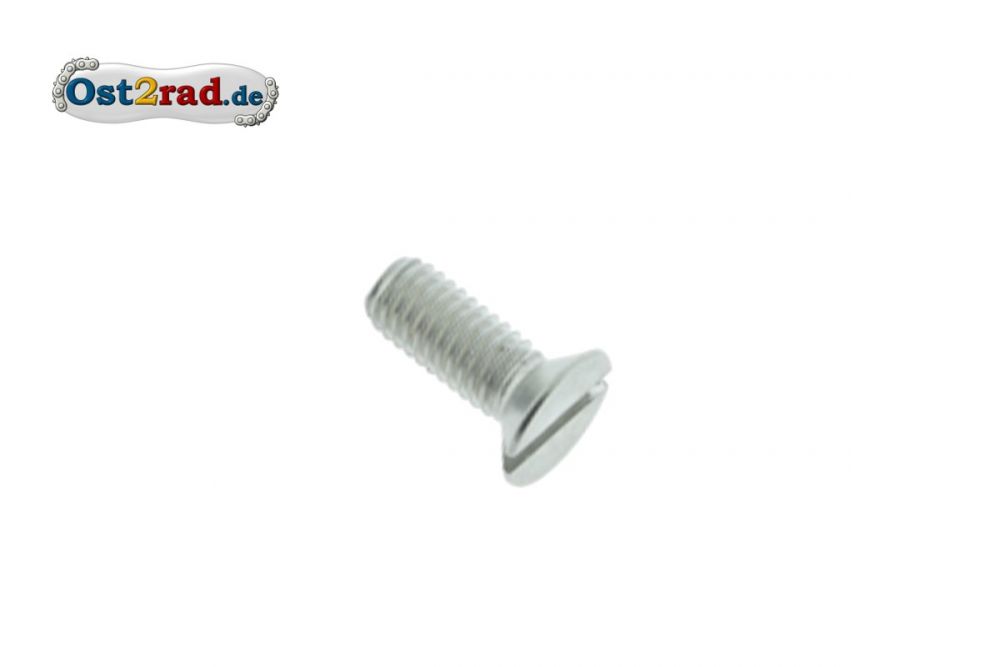 Senkkopf Schraube M6x12 Schlitz, Edelstahl Senkkopf Schraube M6x12 Schlitz, Edelstahl