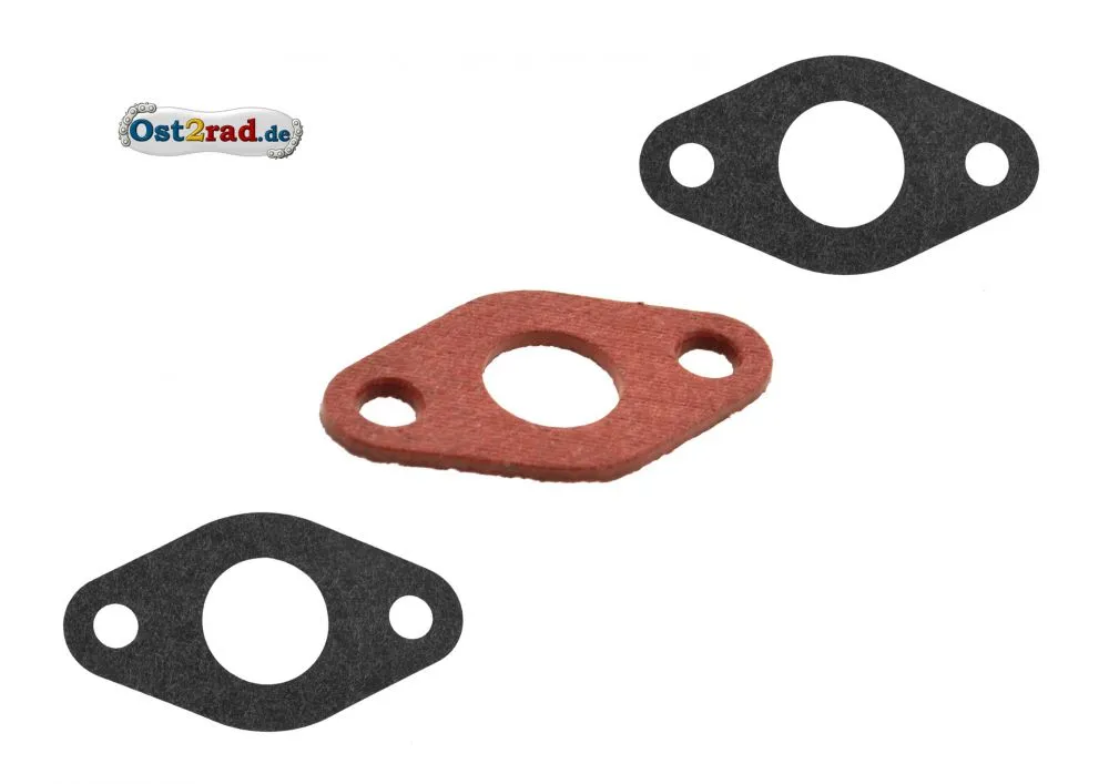 Set Isolierflanschdichtung passend für Simson BVF Vergaser Set Isolierflanschdichtung passend für Simson BVF Vergaser