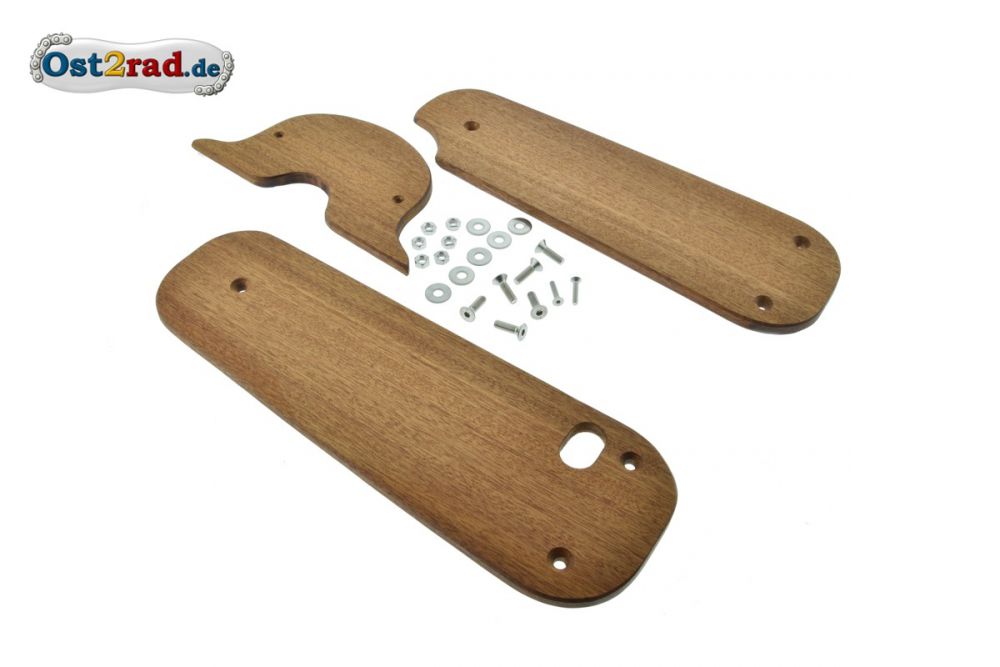 Set Mahagoniholz Trittbretter + Armaturenblech Design Echt-Holz Mahagoni 350mm Set Mahagoniholz Trittbretter + Armaturenblech Design Echt-Holz Mahagoni 350mm
