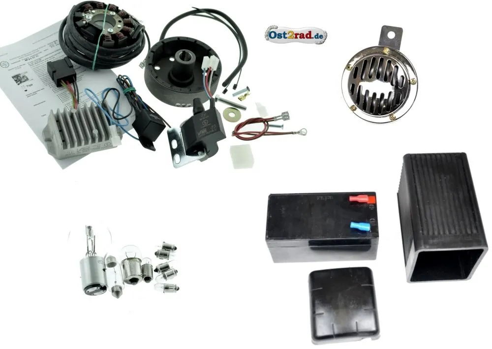 Elektronische Zündung Umrüstsatz komplett Powerdynamo/Vape 12V IWL Pitty Wiesel Berlin Elektronische Zündung Umrüstsatz komplett Powerdynamo/Vape 12V IWL Pitty Wiesel Berlin