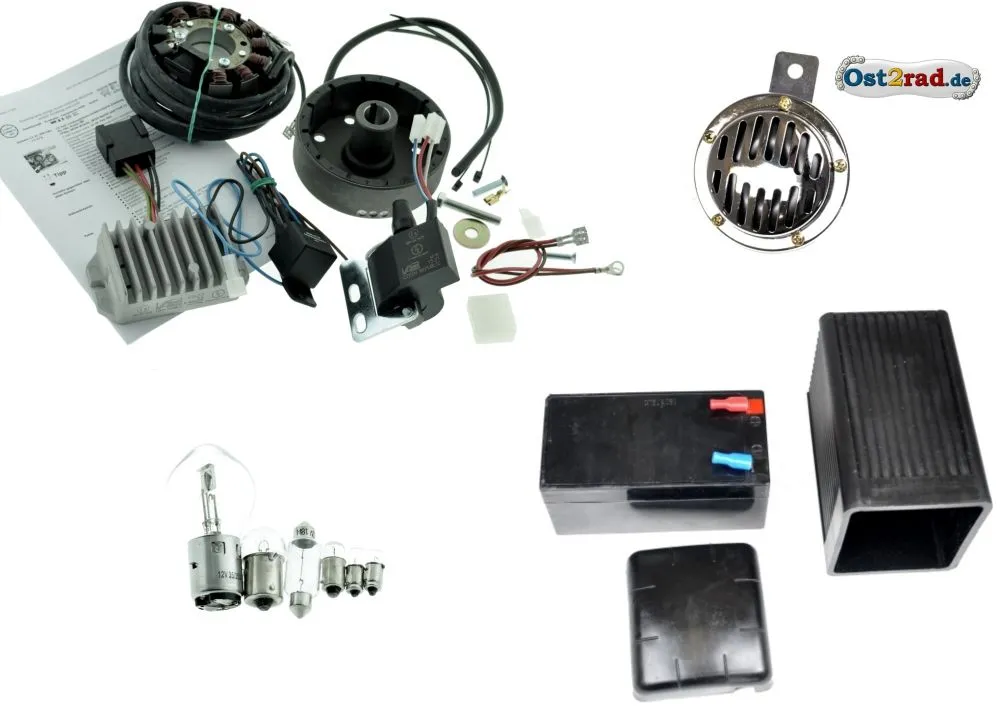 Elektronische Zündung Umrüstsatz komplett Powerdynamo/Vape 12V pass. für RT125/0/1/2 Elektronische Zündung Umrüstsatz komplett Powerdynamo/Vape 12V pass. für RT125/0/1/2