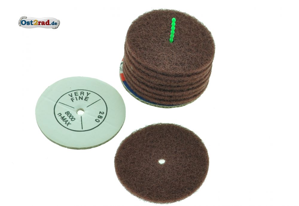 Set Ersatzscheiben Schleifkörper D80 P280 Set Ersatzscheiben Schleifkörper D80 P280