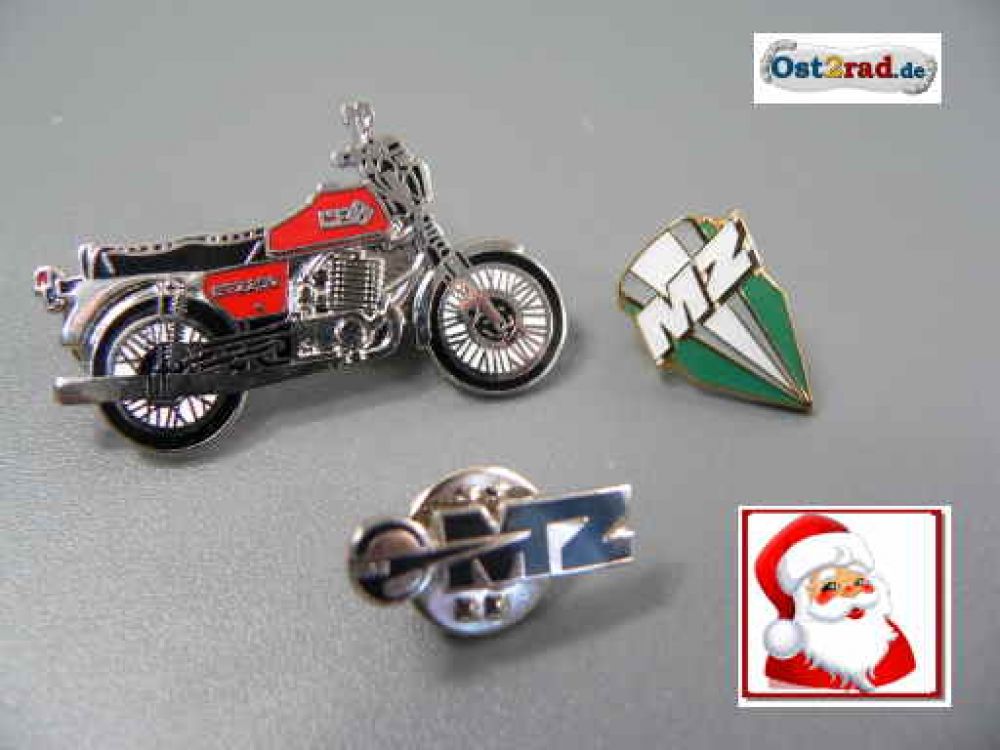 Set pins MZ ETZ 250 + 2x MZ Logo
