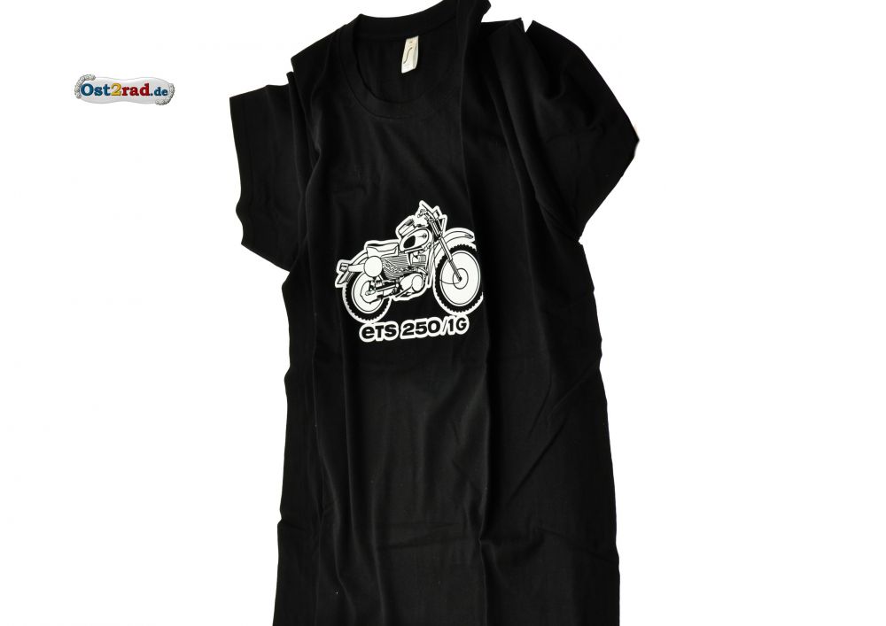 T-Shirt passend für MZ ETS 250-1 Geländesport schwarz