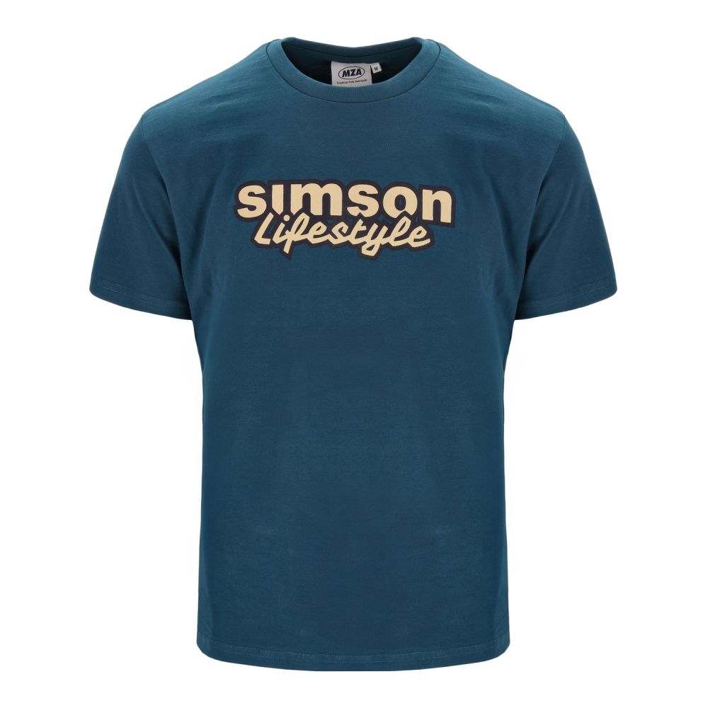 T-Shirt SIMSON Lifestyle petrol blau