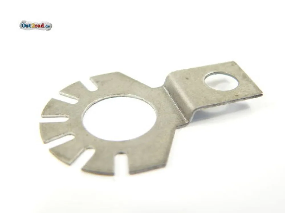 Fuse metal sheet for compression spring cap (clutch) MZ ES, TS 125, 150 Fuse metal sheet for compression spring cap (clutch) MZ ES, TS 125, 150