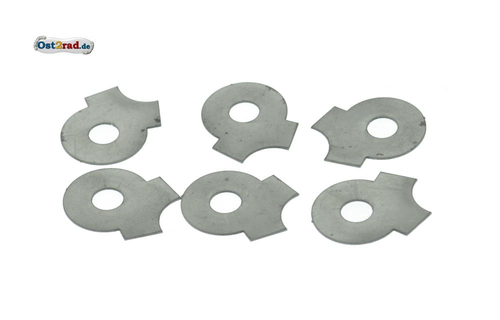 Sicherungsbleche Motorgehäuse SET passend für IFA MZ BK350 Sicherungsbleche Motorgehäuse SET passend für IFA MZ BK350
