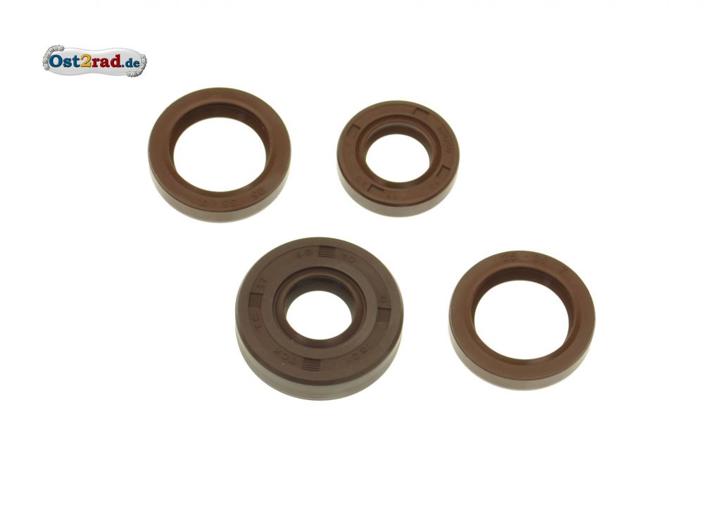 Satz Wellendichtringe Motor IWL Wiesel FKM braun Satz Wellendichtringe Motor IWL Wiesel FKM braun