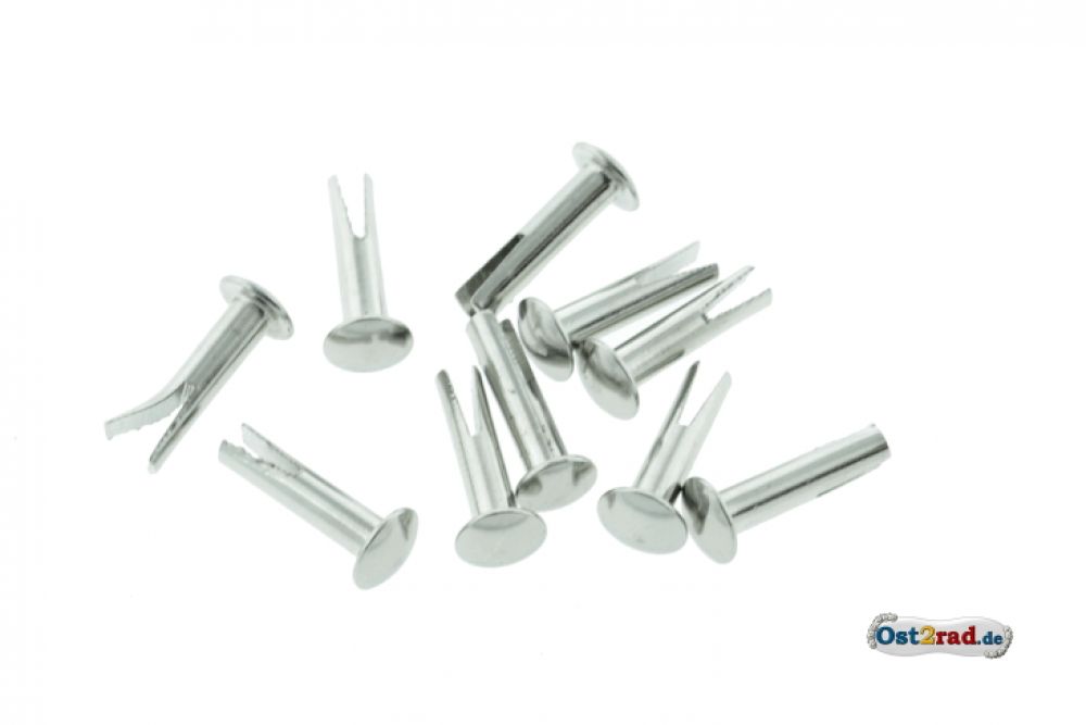 Spaltnieten Set für Oldtimer Sitze 16x3,8 passend für MZ und Simson