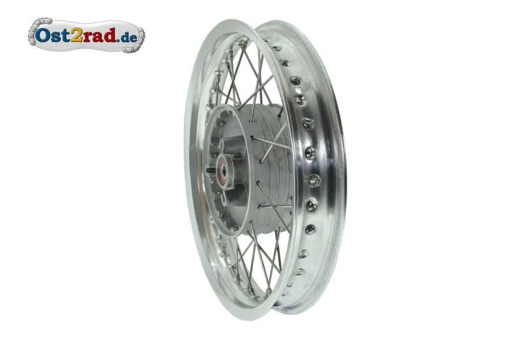 Speichenrad hinten komplett für MZ TS250/0 250/1 Alu - Edelstahl Speichenrad hinten komplett für MZ TS250/0 250/1 Alu - Edelstahl