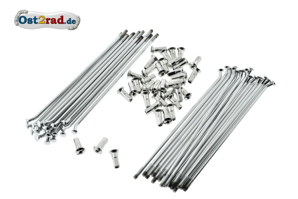 Speichensatz verchromt M4 159mm JAWA Sport 590 361 Speichensatz verchromt M4 159mm JAWA Sport 590 361