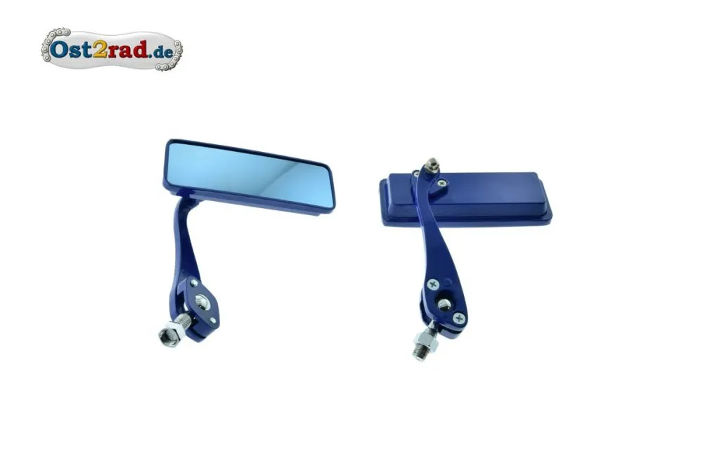 Tuningspiegel Simson BlueStyle blau, Paar