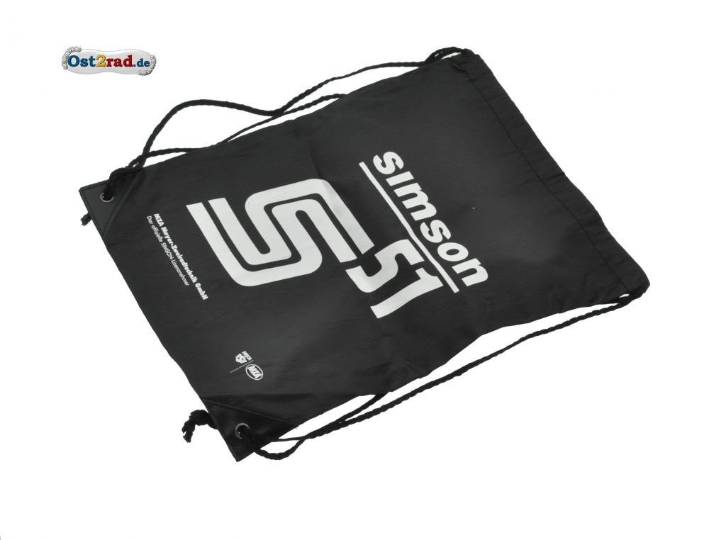 Sportbeutel schwarz Aufdruck SIMSON S51 Sportbeutel schwarz Aufdruck SIMSON S51