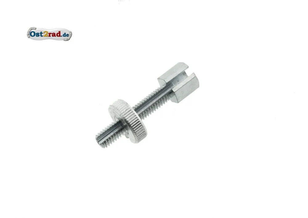 Stellschraube Bowdenzug mit Mutter passend für Simson 30mm Stellschraube Bowdenzug mit Mutter passend für Simson 30mm