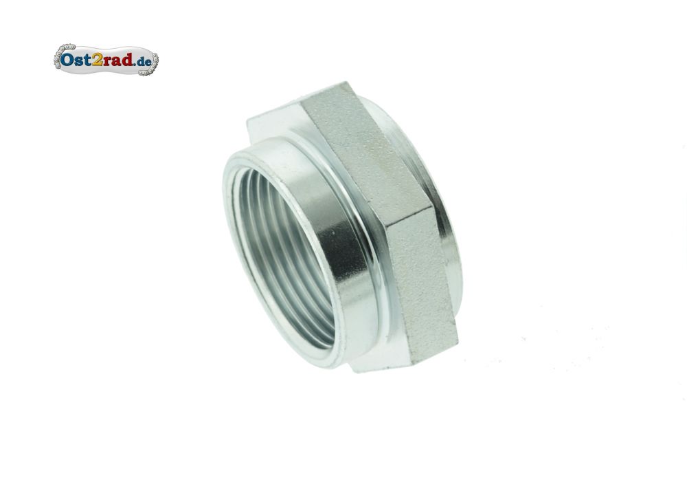 Untere Steuerkopfmutter mit Bund passend für IFA MZ BK350 Untere Steuerkopfmutter mit Bund passend für IFA MZ BK350