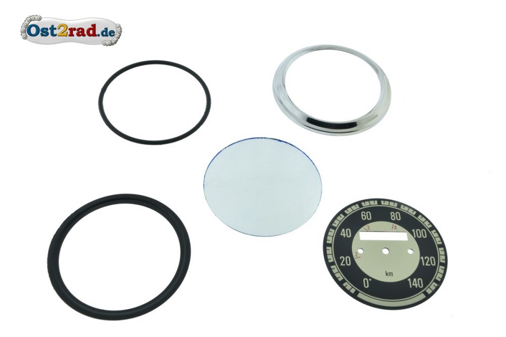 Tachoglas mit Zifferblatt Glas und Dichtung 5 Teilig Tachoglas mit Zifferblatt Glas und Dichtung 5 Teilig