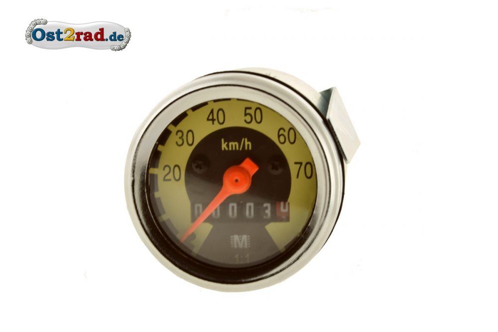 Tachometer 80km/h-Version Skale schwarz- hellelfenbein KR50 Spatz SR2 - gewölbtes Glas 48mm Tachometer 80km/h-Version Skale schwarz- hellelfenbein KR50 Spatz SR2 - gewölbtes Glas 48mm