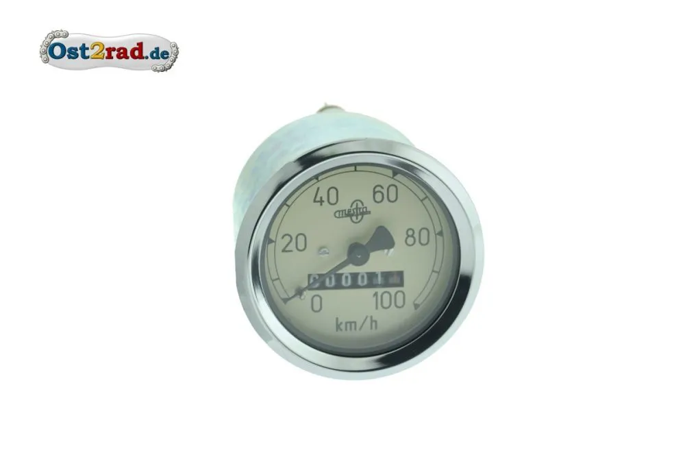 Tachometer 60mm MESTRA 100 Km/h mit Beleuchtung IWL RT125 Tachometer 60mm MESTRA 100 Km/h mit Beleuchtung IWL RT125