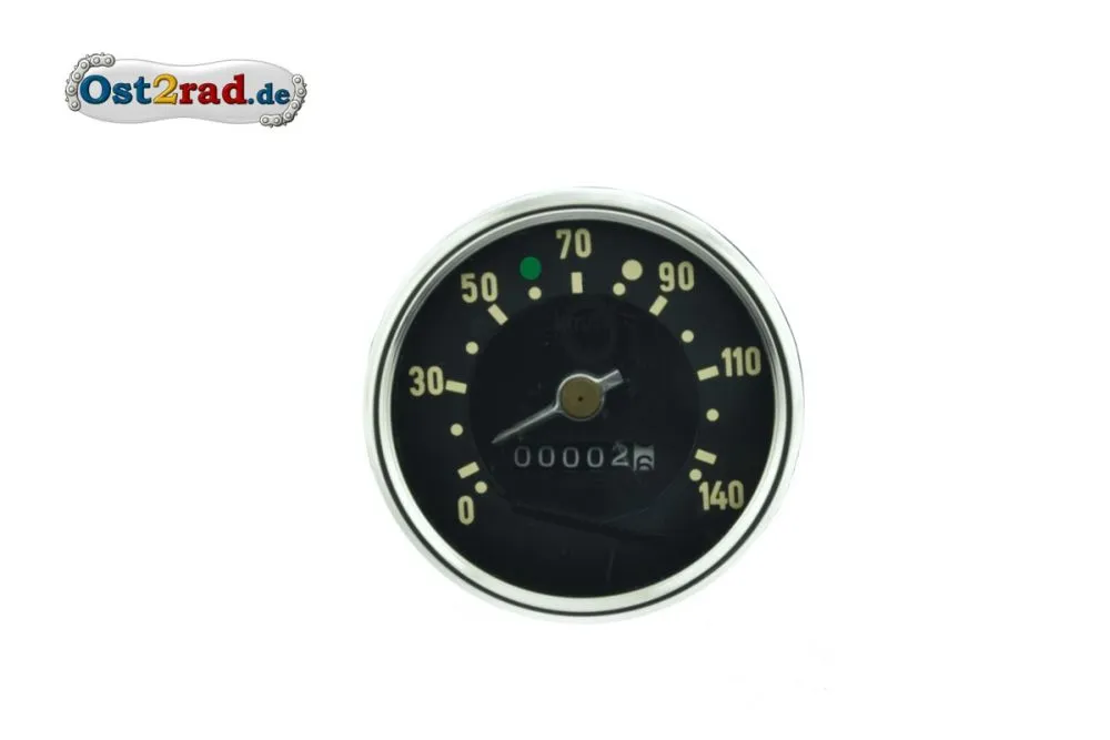 Tachometer rund passend für MZ ES 125 150 175 250 300, 6V Tachometer rund passend für MZ ES 125 150 175 250 300, 6V