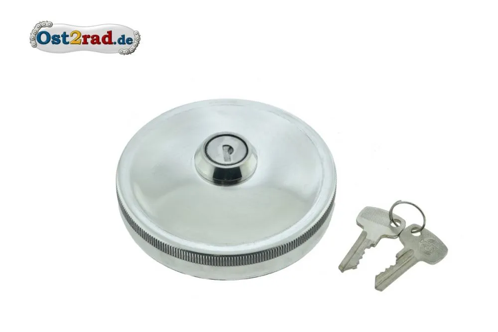 Tankdeckel Aluminium POLIERT ETS ES TS ETZ mit Schloss Tankdeckel Aluminium POLIERT ETS ES TS ETZ mit Schloss