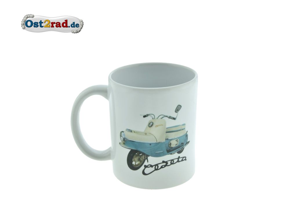 Tasse weiss mit Aufdruck Cezeta