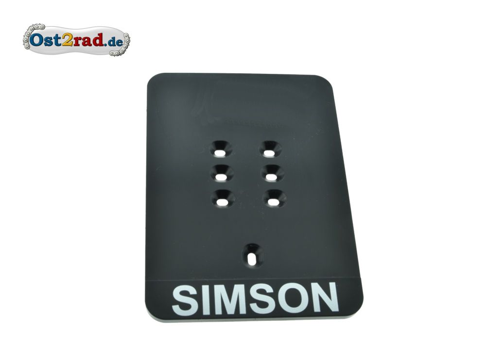 Trägerplatte für Folienkennzeichen Simson Trägerplatte für Folienkennzeichen Simson