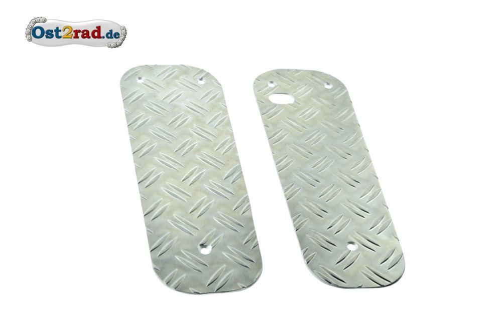 Trittbretter SIMSON Schwalbe Alu-Riffelblech