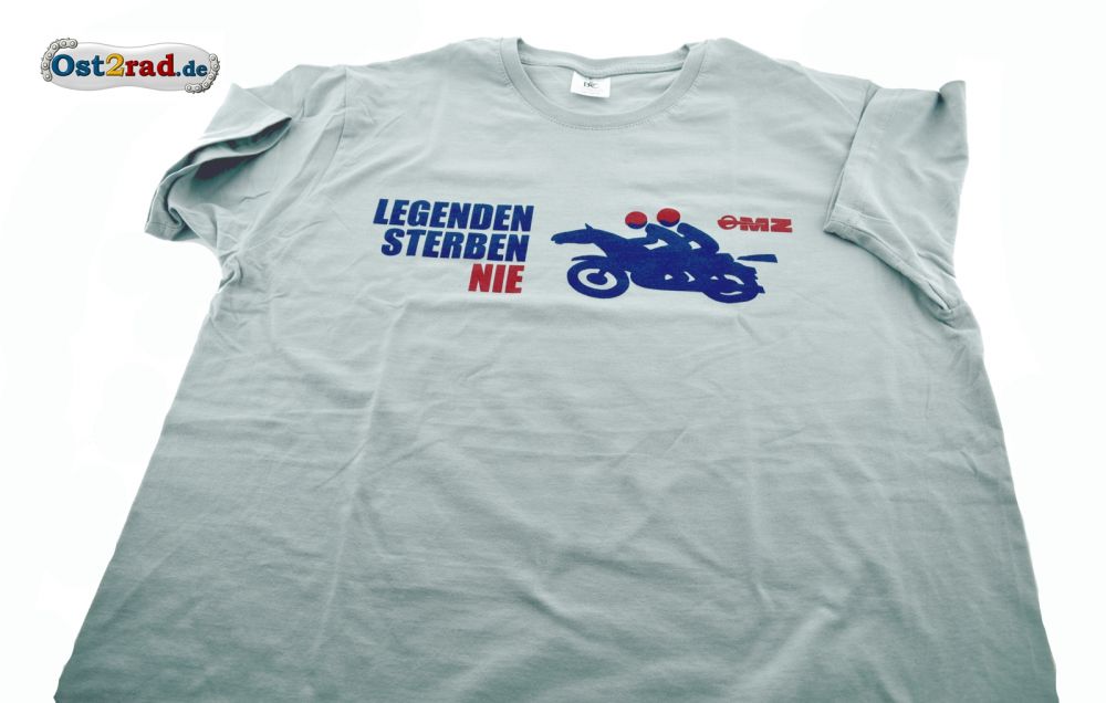 T-Shirt MZ Legenden sterben nie - GRAU T-Shirt MZ Legenden sterben nie - GRAU