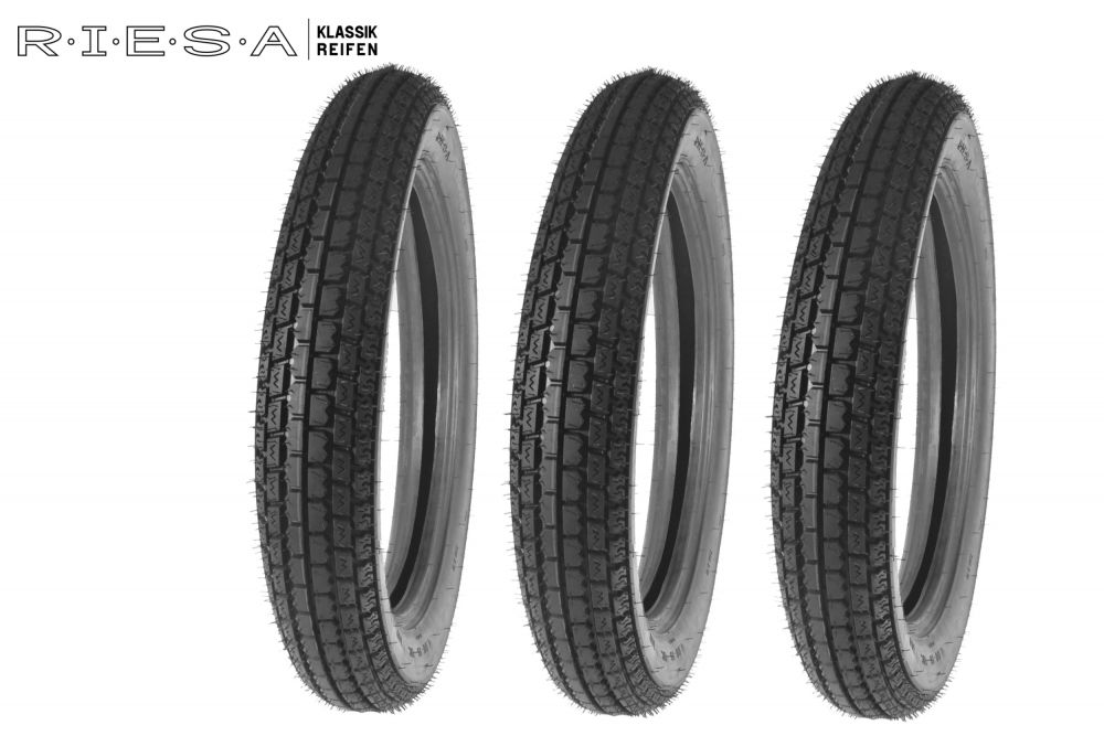 Ural GESPANN - Reifen 3X 4,00-19 RIESA, auch für Dnepr, BMW-Oldtimer Ural GESPANN - Reifen 3X 4,00-19 RIESA, auch für Dnepr, BMW-Oldtimer