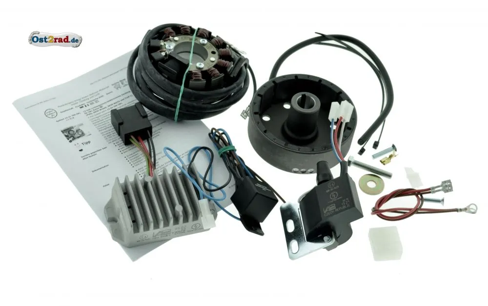 Elektronische Zündung Powerdynamo/Vape 12V Zündanlage pass. für MZ RT125 Elektronische Zündung Powerdynamo/Vape 12V Zündanlage pass. für MZ RT125