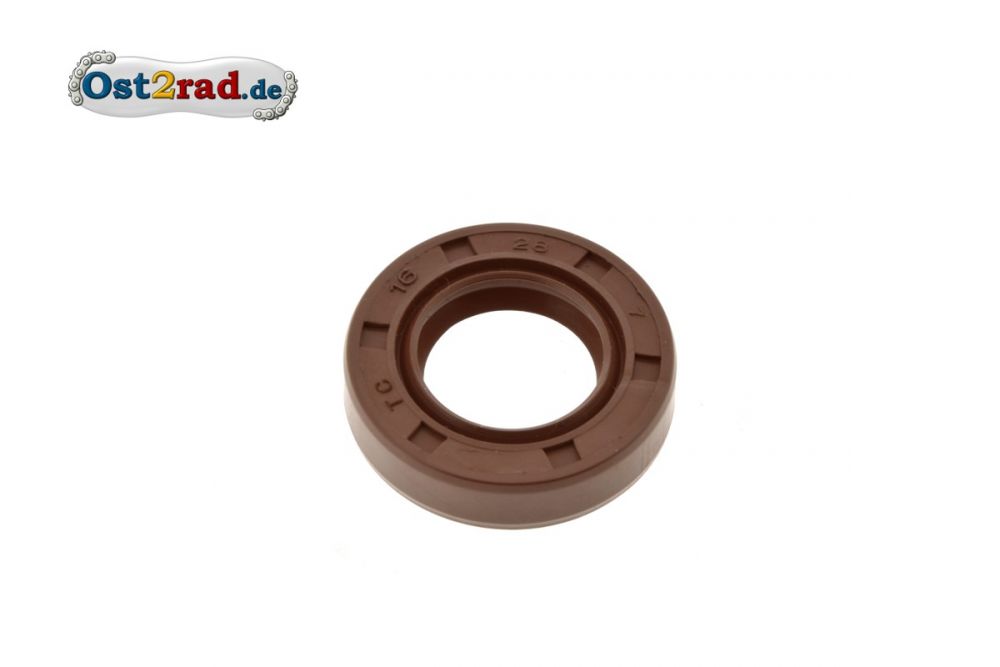 Wellendichtring 16x28x7 FKM braun Wellendichtring 16x28x7 FKM braun