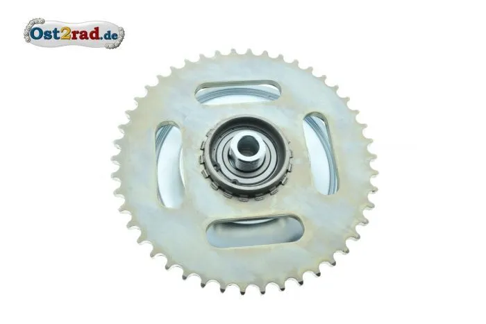 Hinteres Kettenrad 46Z einbaufertig Jawa Kyvacka Typ 353 354