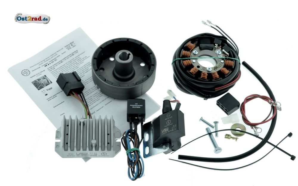 Elektronische Zündung Powerdynamo/Vape 12V Zündanlage pass. für MZ ES ETS TS 125 150 Elektronische Zündung Powerdynamo/Vape 12V Zündanlage pass. für MZ ES ETS TS 125 150